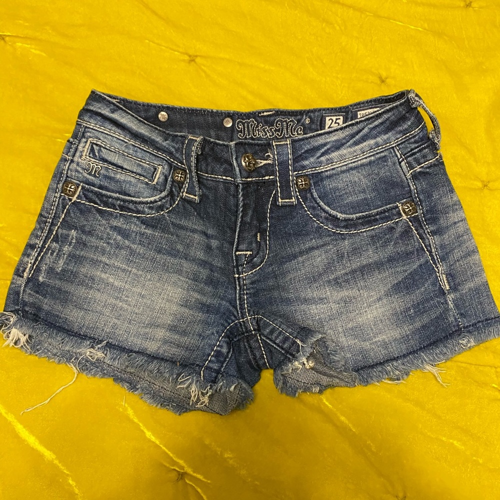 Women’s Miss Me Denim Shorts.